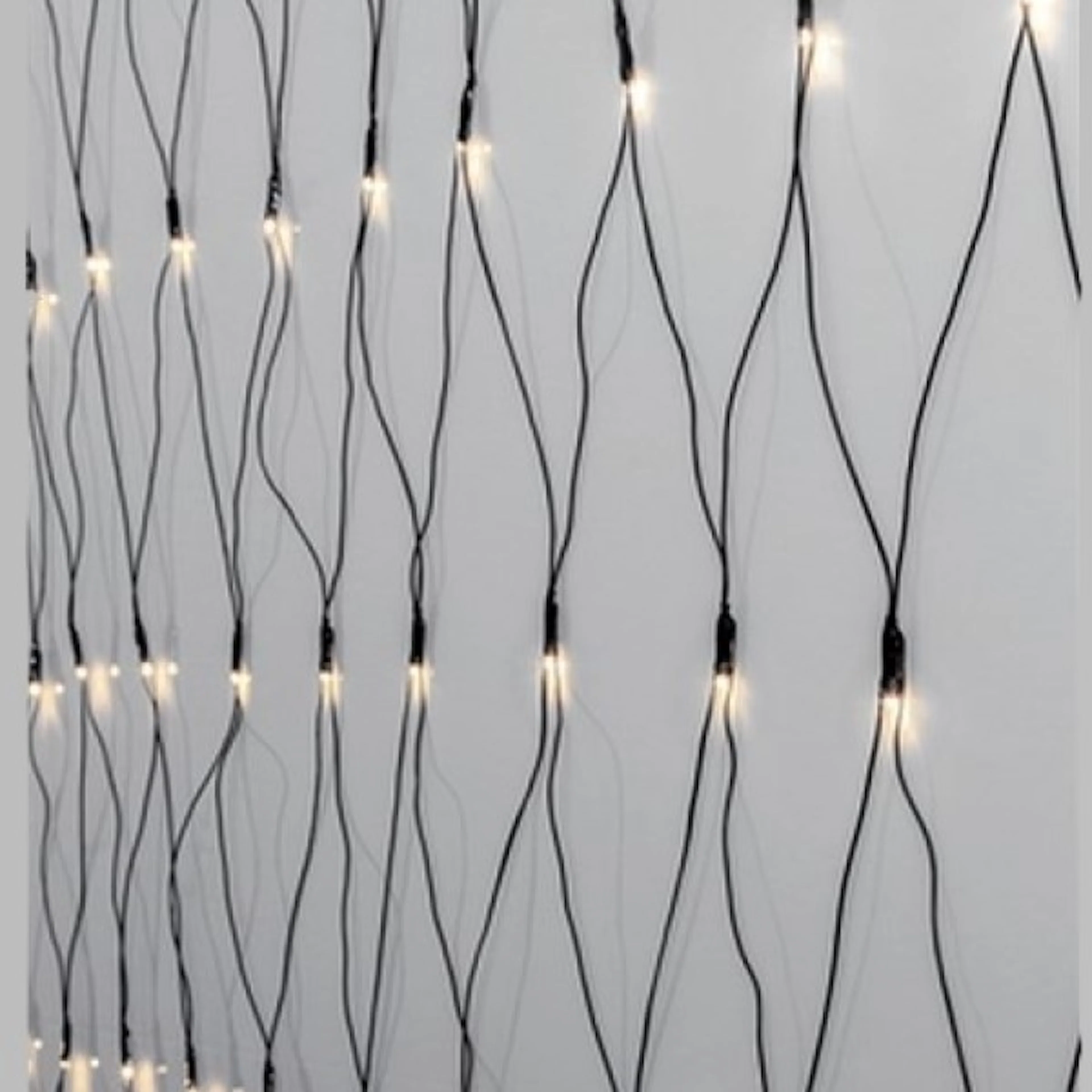 SerLEDNät2x2m160Lcw Kallvit, BxD: 2000x2000 mm, Antal Ljuskällor: 160 st