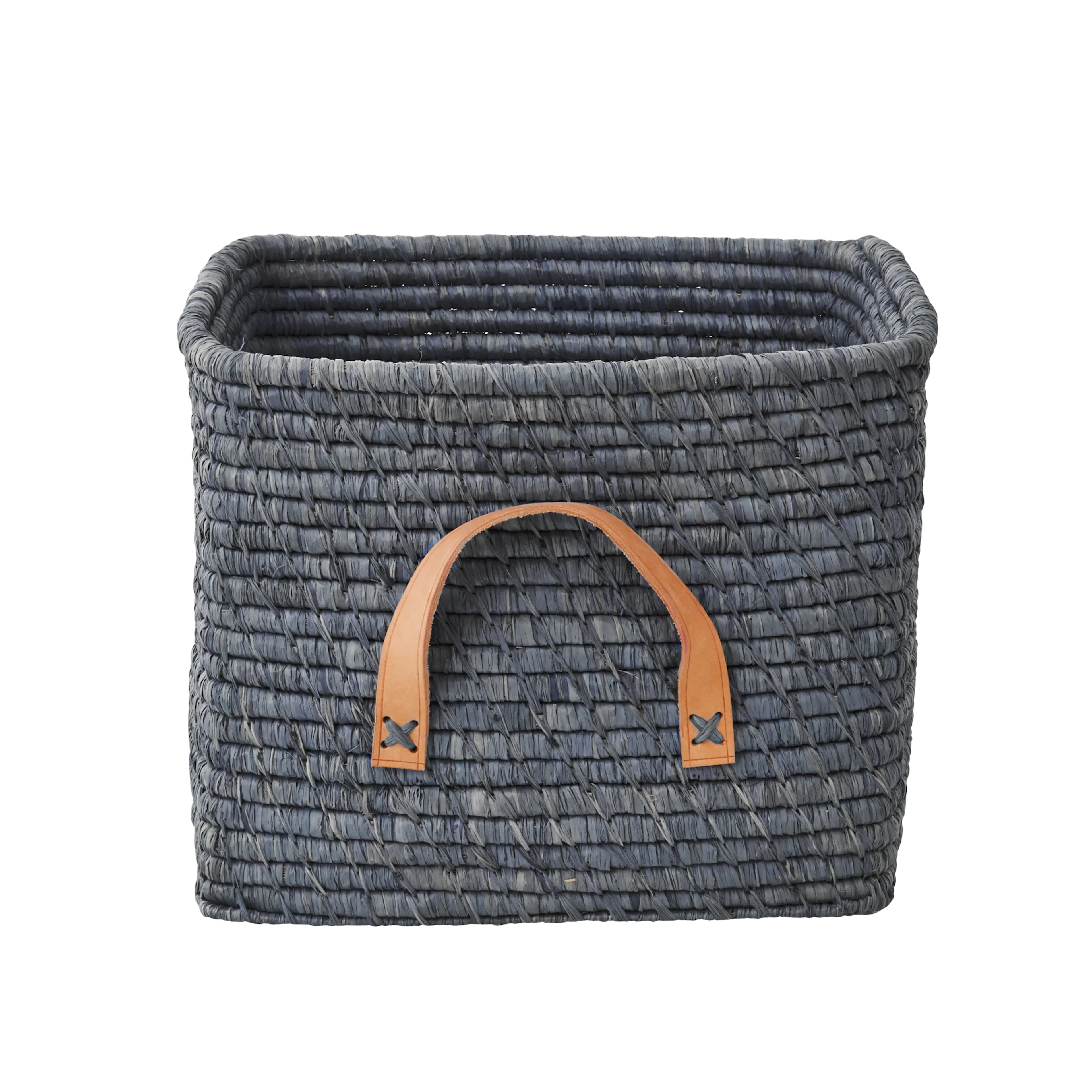 Rice raffia förvaringskorg Blå Blå