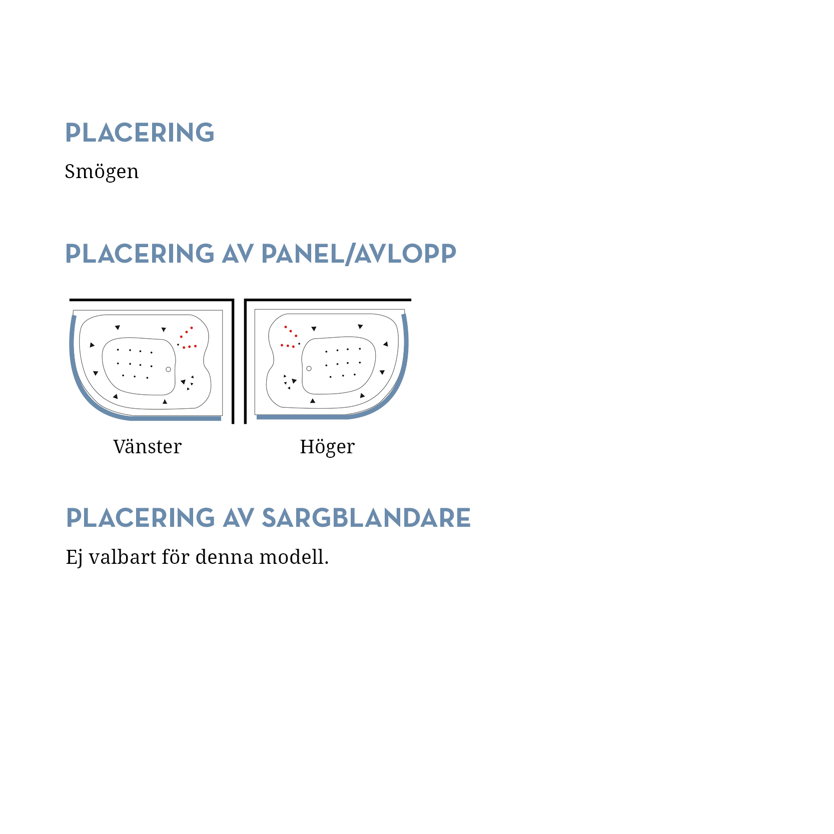 Bubbelbadkar Swebad Smögen
