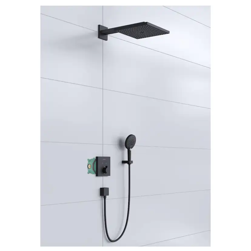 Takduschset Hansgrohe Raindance E ShowerSelect Mattsvart