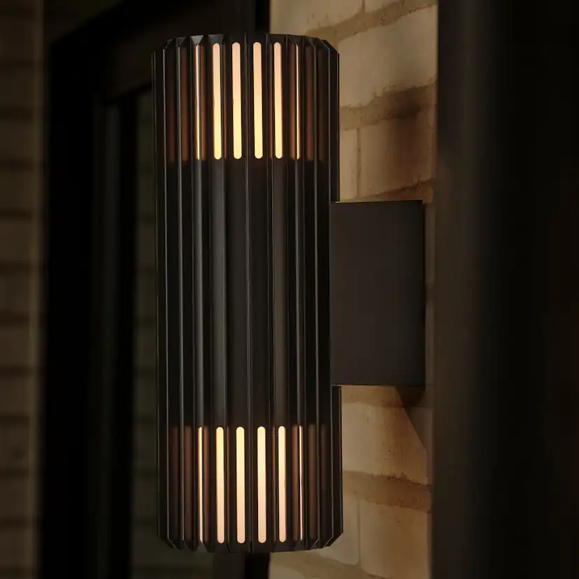 Aludra Double | Vägglampa | Seaside svart Svart