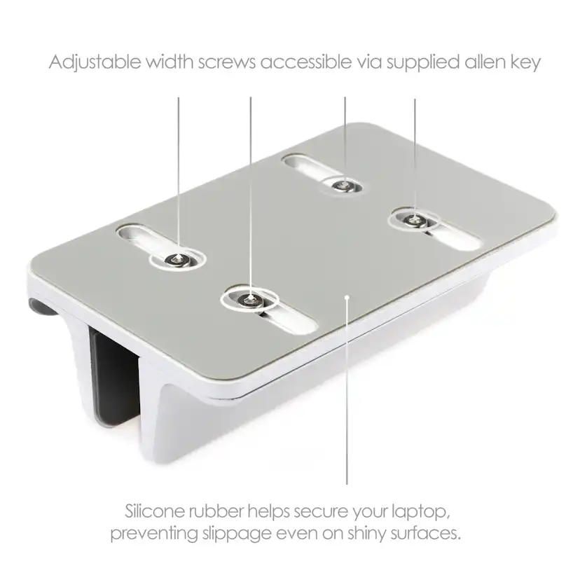 Bordsställ Desire2 Dual för Tablet Mac/Ultrabooks Justerbar Aluminium