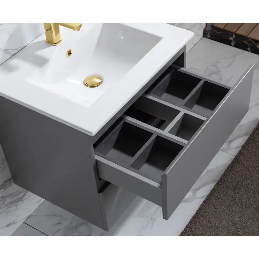 Tvättställsskåp Bathlife Eufori Grå