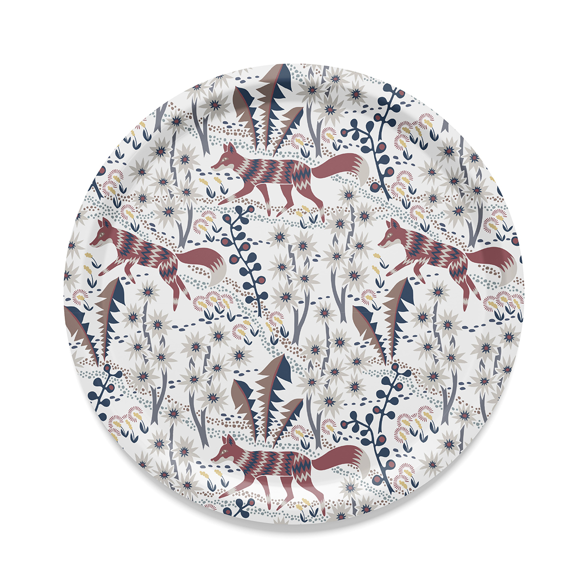 Bricka Arvidssons Textil Stjärnspeja Rund