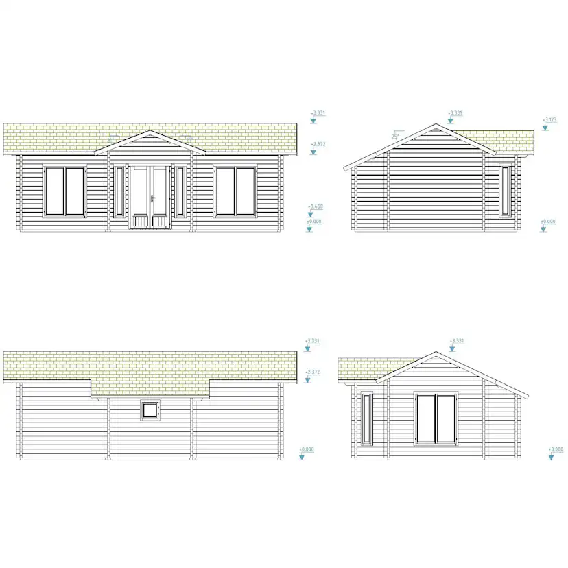 Stuga Palmako Anna 29,2 m2