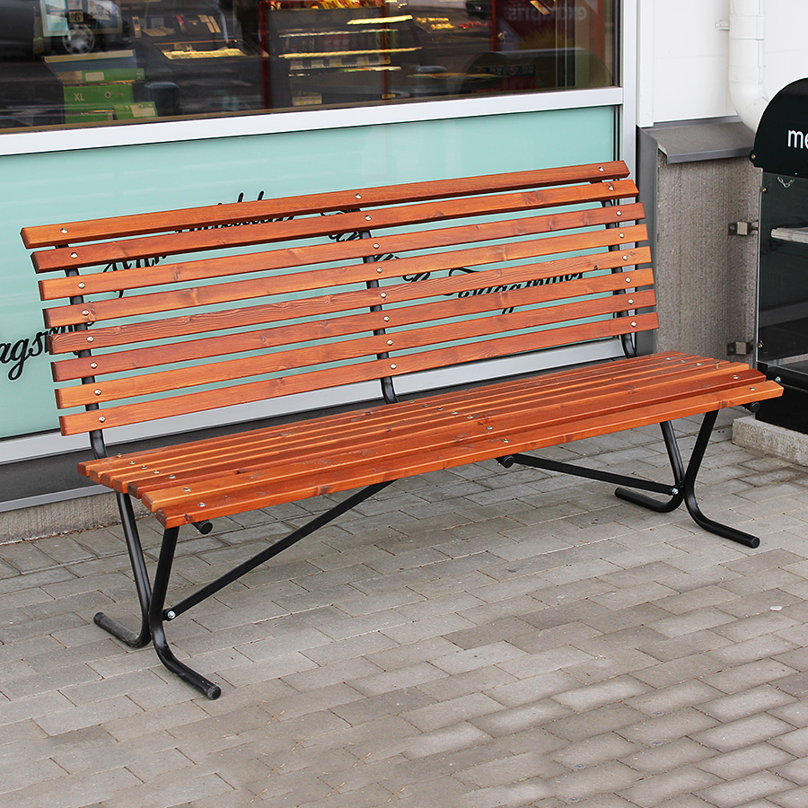 Utesoffa Eden Wood Göteborg Trädgårdsbänk