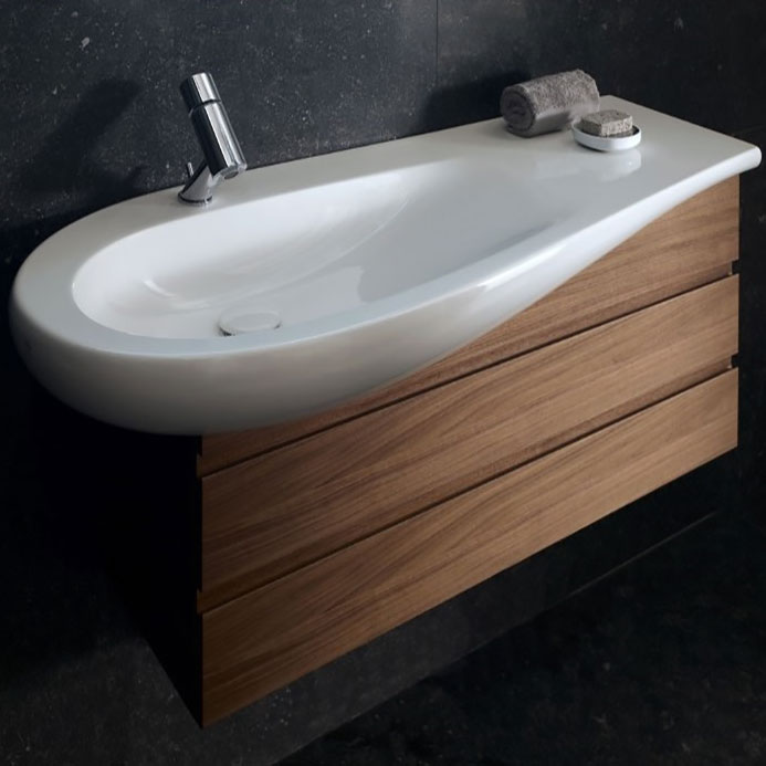 Tvättställ Laufen Il Bagno Alessi One Tuna 814976 900 mm