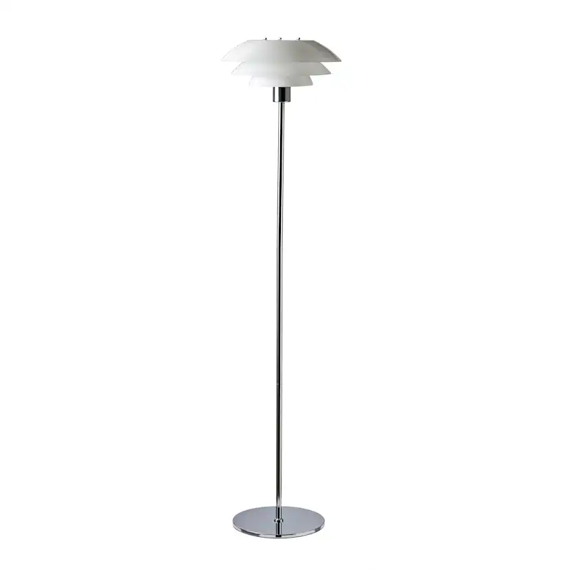 Golvlampa Dyberg Larsen DL31 Opal/Mässing