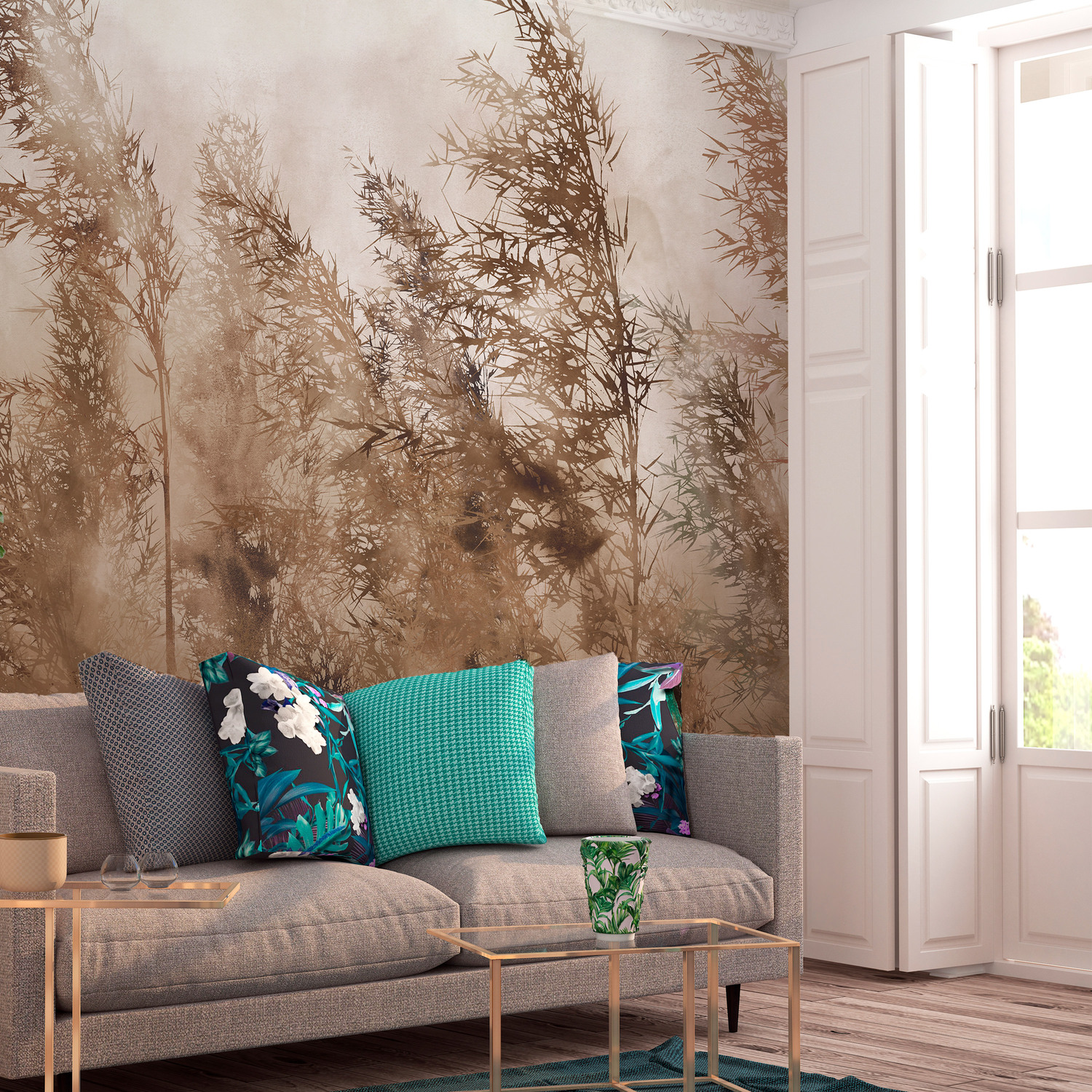 Fototapet Arkiio Tall Grasses Arkiio Brown