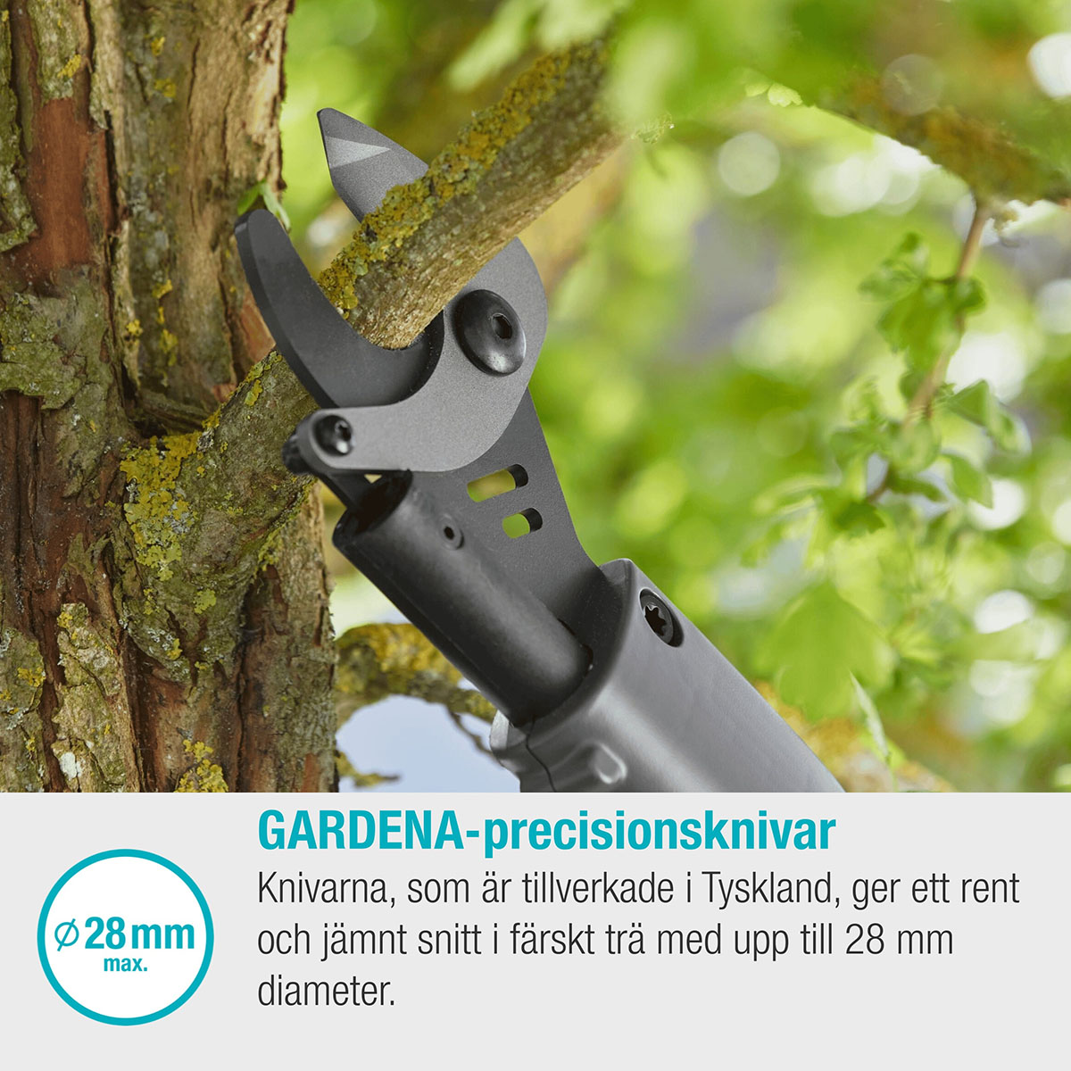 Grensax Gardena EasyCut Batteri P4A utan Batteri och Laddare