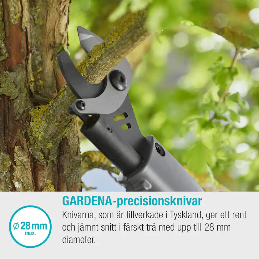 Grensax Gardena EasyCut Batteri P4A utan Batteri och Laddare