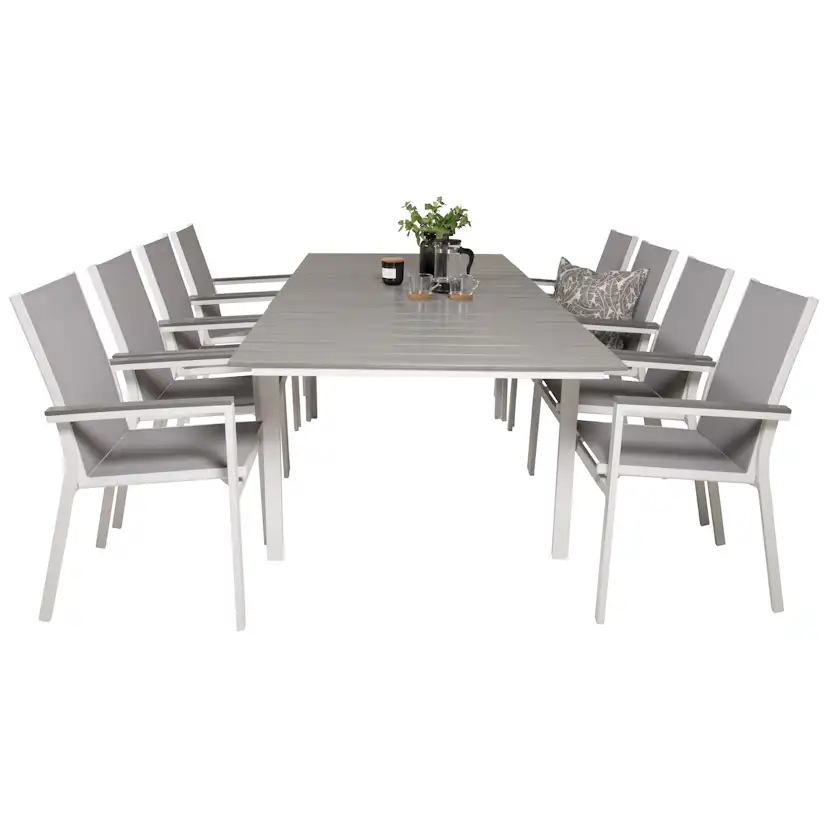 Matgrupp Venture Home Lova 160/240 med 8 Pincy Stolar