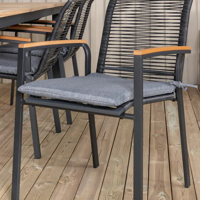 Matgrupp Venture Home Perla med 6 Douglas Matstolar