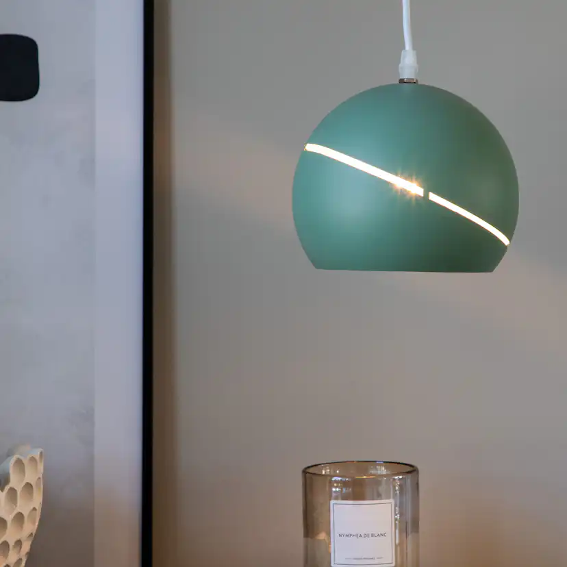 Wei Pendant Lamp D180*H150 Green Grön