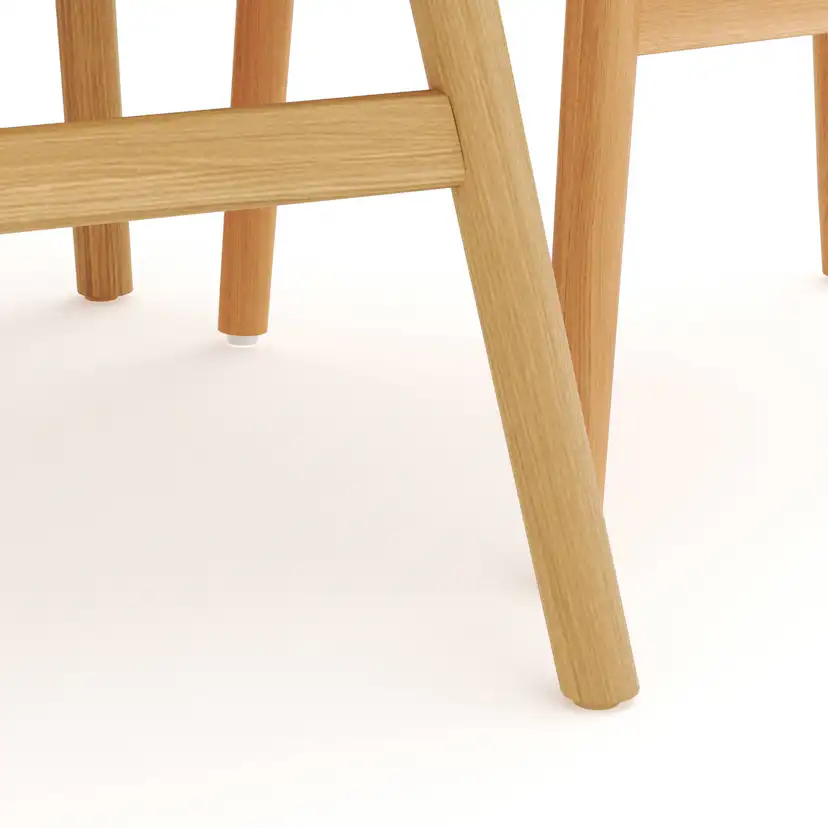 Matgrupp Bark Jerup Runt Matbord 120 cm med 4 Dastoori Matstol