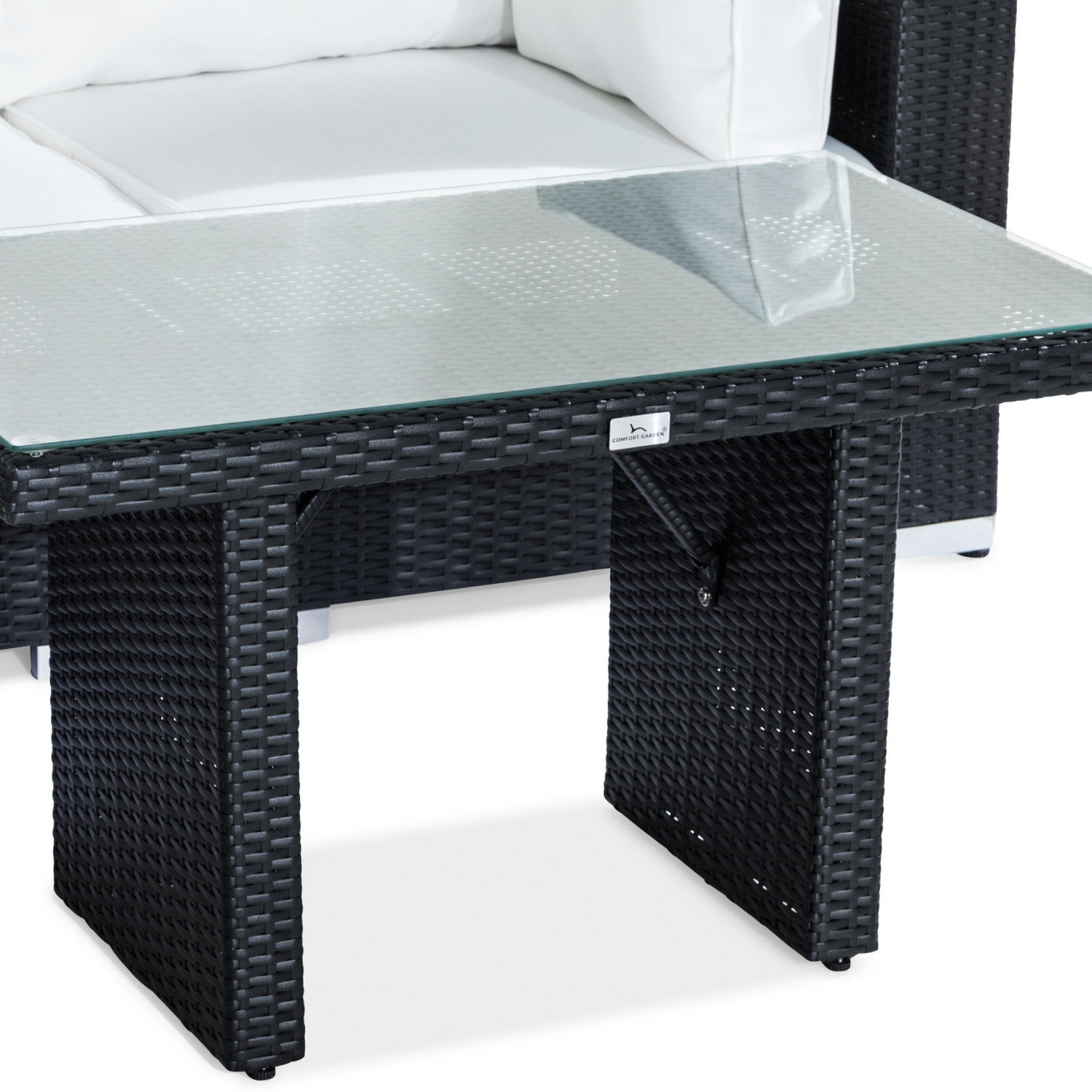 Loungegrupp Comfort Garden Bahamas 2-sits med Soffbord 100x60 och Fåtölj Utomhus