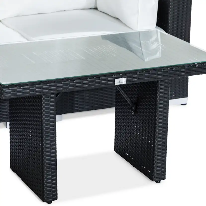 Loungegrupp Comfort Garden Bahamas 2-sits med Soffbord 100x60 och Fåtölj Utomhus