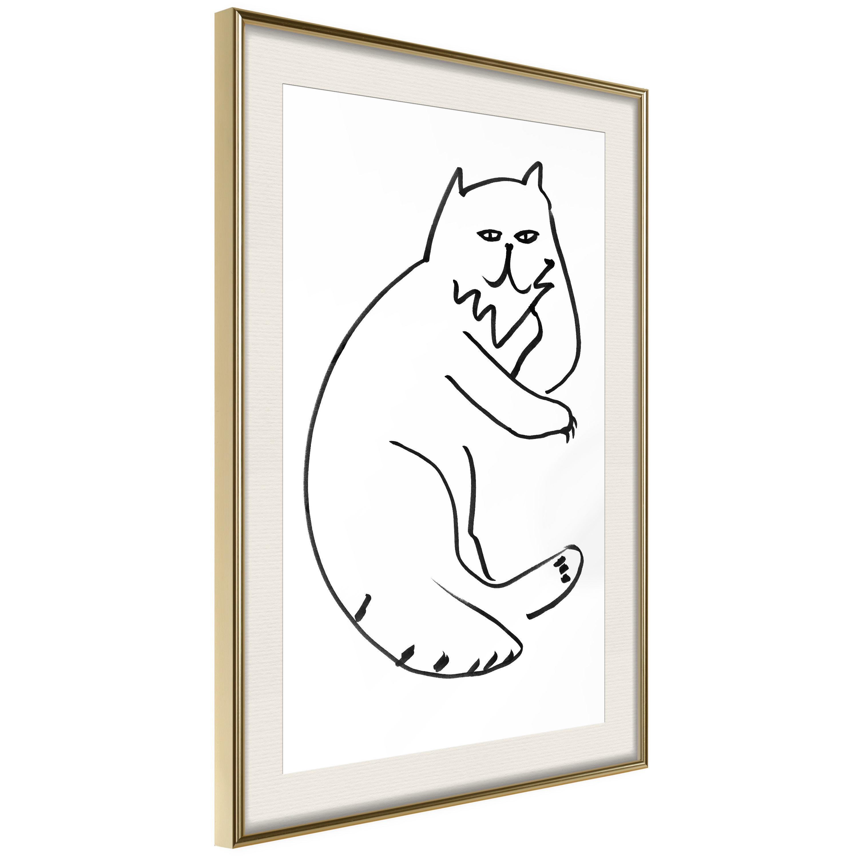 Poster Artgeist Affisch Cat Relaxing