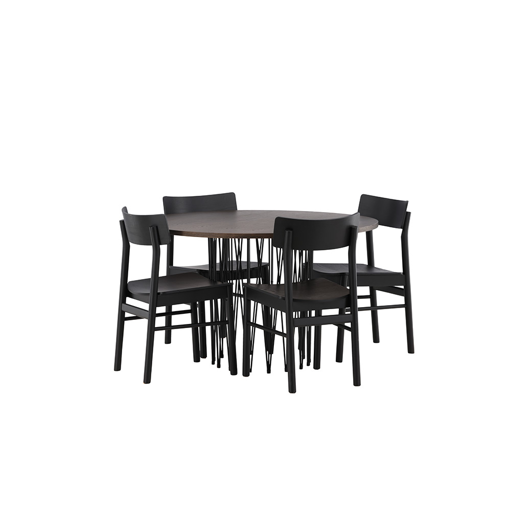 Matgrupp furniture/fashion Stone med 4 Montros Stolar