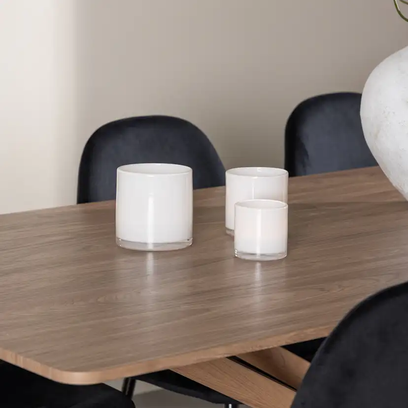 Matgrupp Venture Home Piazza 180 med 6 st Polar Stolar Sammet