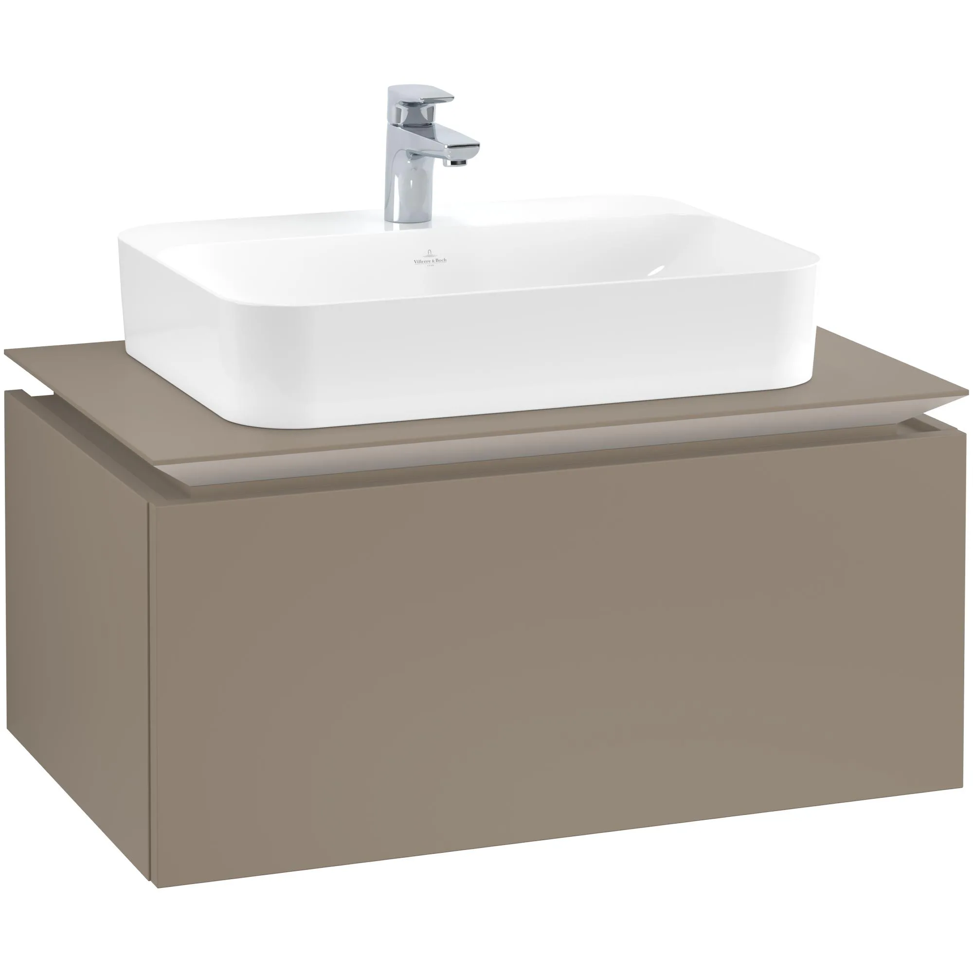 Tvättställsskåp Villeroy & Boch Legato Kompakt med 1 Låda för Ytmonterat Tvättställ från Finion & Memento
