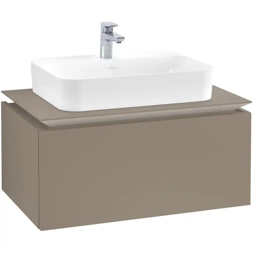 Tvättställsskåp Villeroy & Boch Legato Kompakt med 1 Låda för Ytmonterat Tvättställ från Finion & Memento