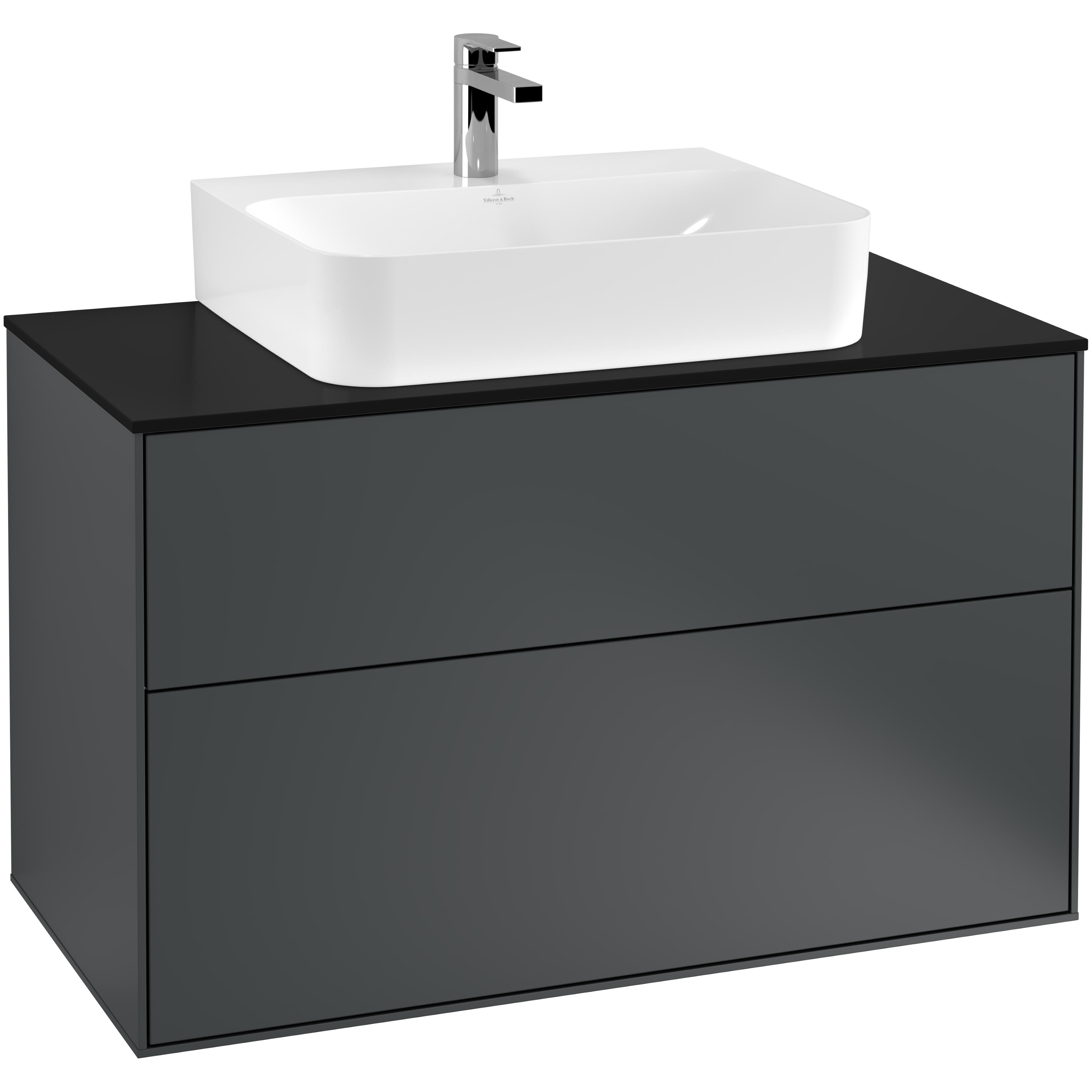 Tvättställsskåp Villeroy & Boch Finion med 2 Lådor och Bänkskiva för Centrerat Tvättställ