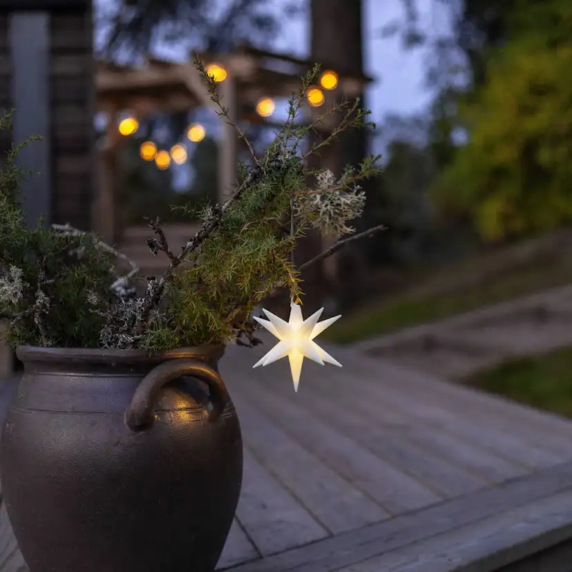 Mini Adventsstjärna Star Trading Alice Moravian Star Batteridriven