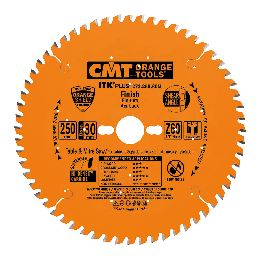 Sågklinga CMT Orange Tools ITK-Plus Kapning
