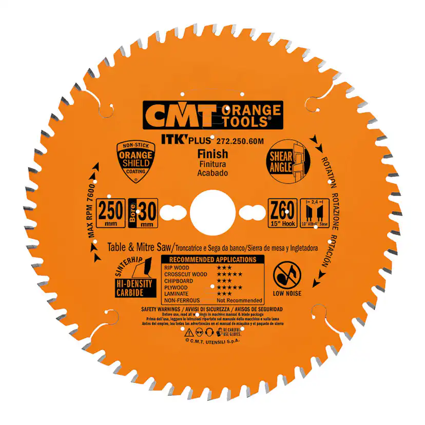 Sågklinga CMT Orange Tools ITK-Plus Kapning