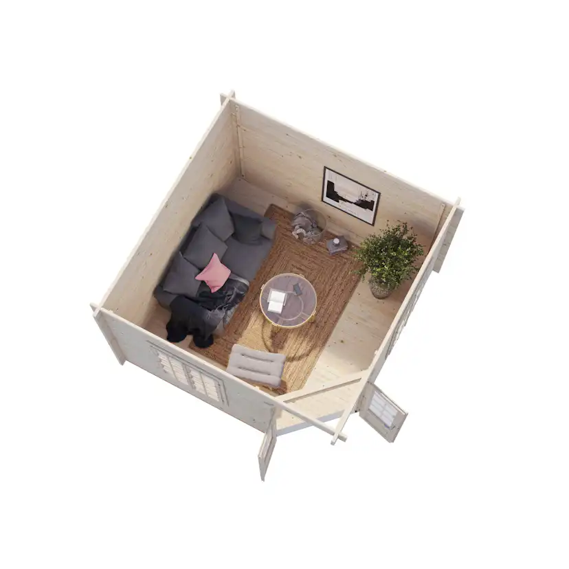 Melanie 10,9 m2 (inv. 9,6 m2) Obehandlad