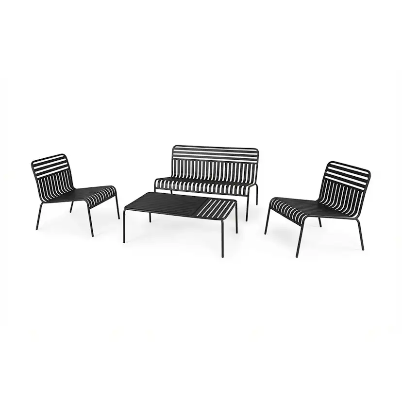 Loungegrupp Comfort Garden Jarva Liten 4-sits Soffgrupp Utomhus i metall
