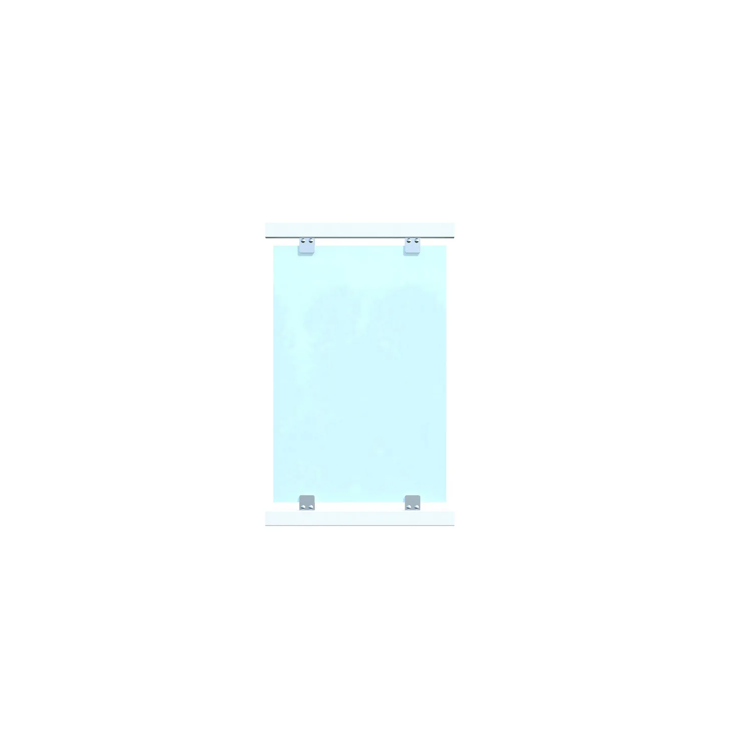 Siri 6 GLASS, fence for terrace 554 mm
