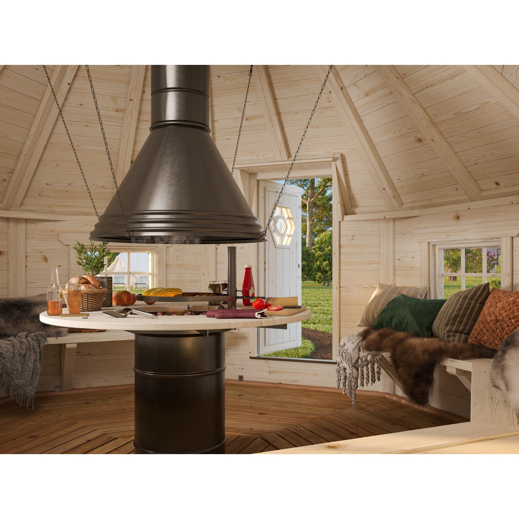 Grillkåta Palmako Eva 11,9 m2