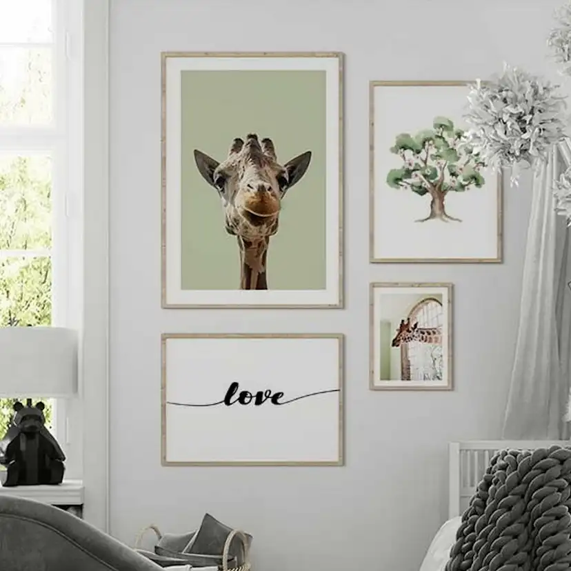 Poster Gallerix Smiling Giraffe