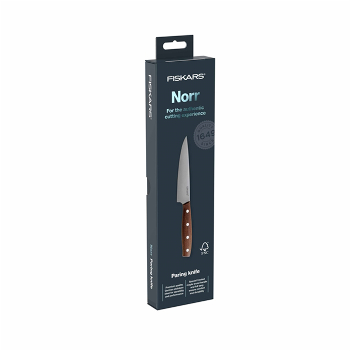 Fiskars Norr 12 cm – Grönsakskniv i Premium Rostfritt Stål