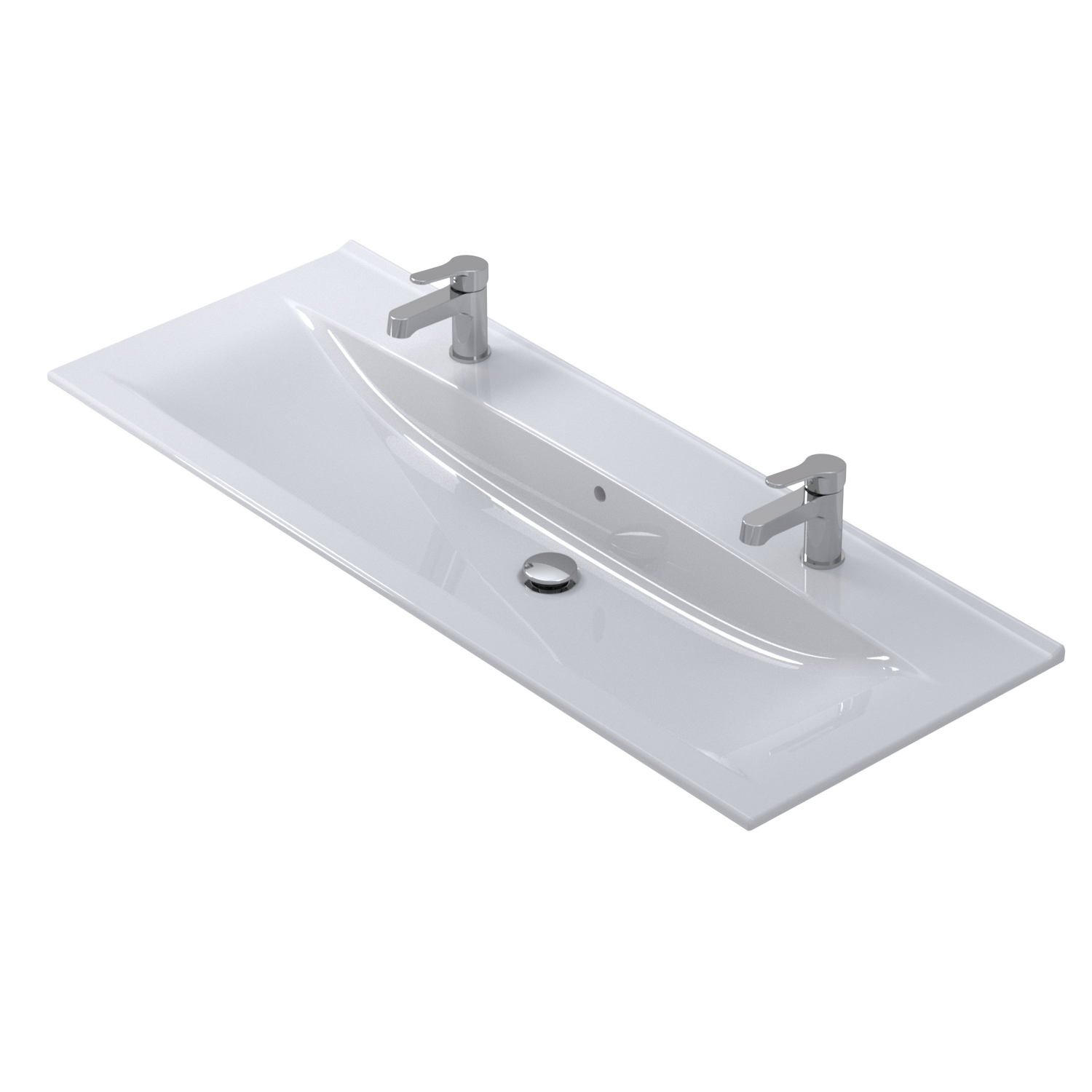 Tvättställ Björbo Badrum Mejda Sense 1210 Dubbel