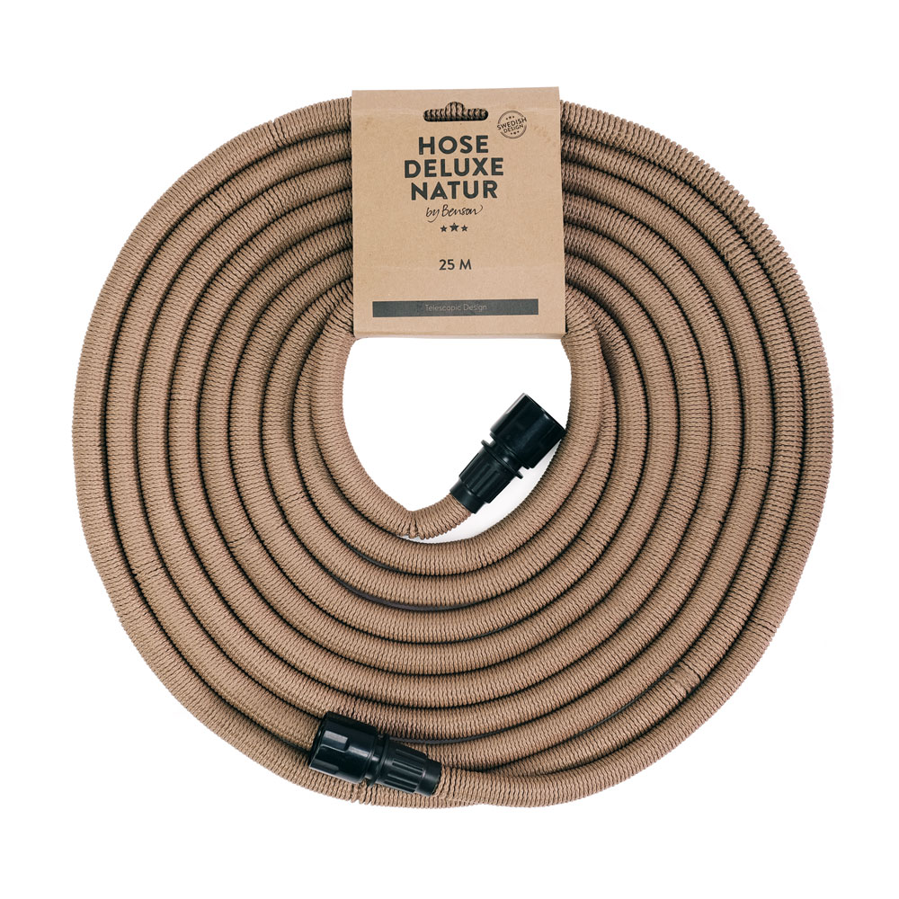 Trädgårdsslang Deluxe - Natur 25m Natur, Längd: 25 m