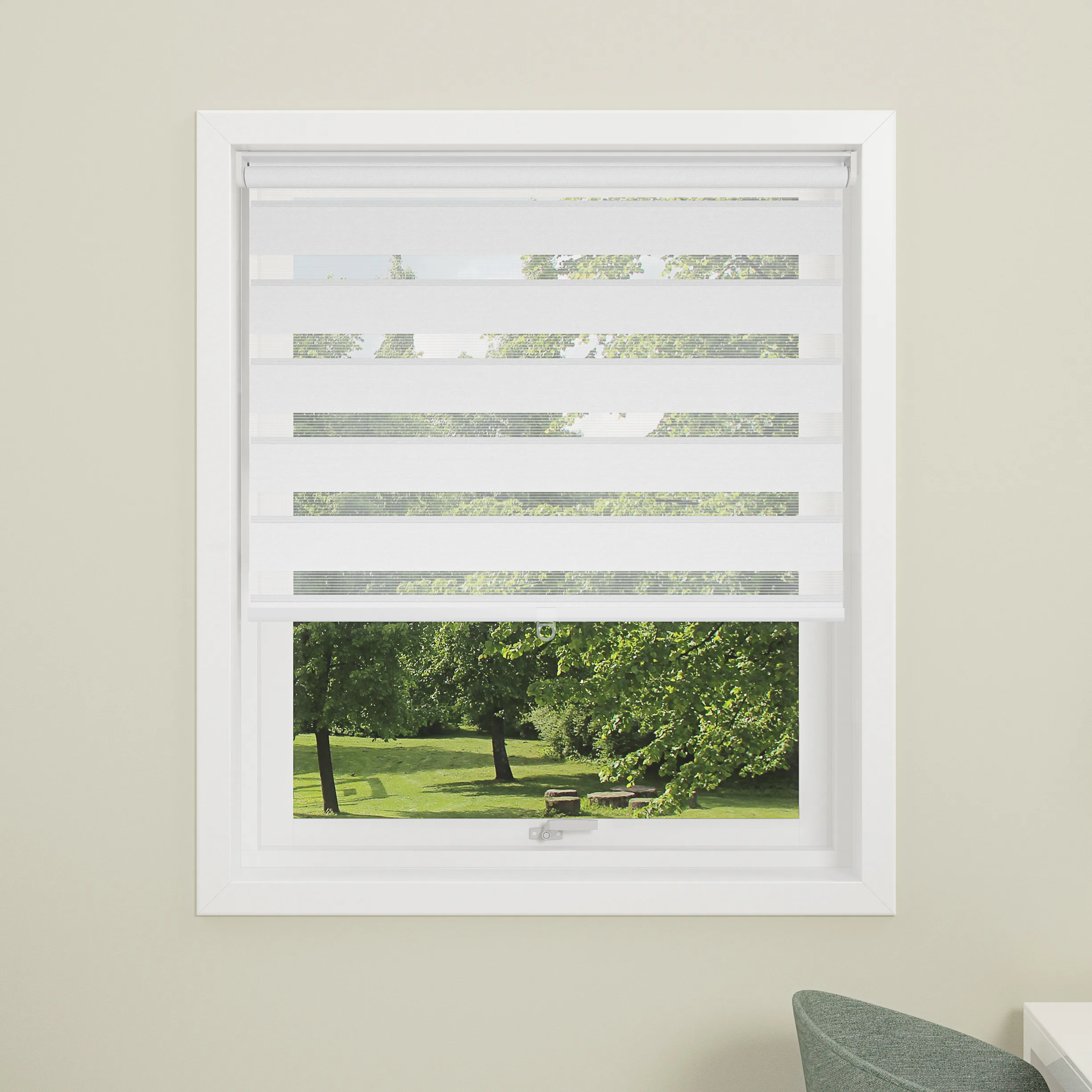 Rullgardin Touch Duo offwhite 80x175 Bredd: 80 cm, Längd: 175 cm, Färg: Vit