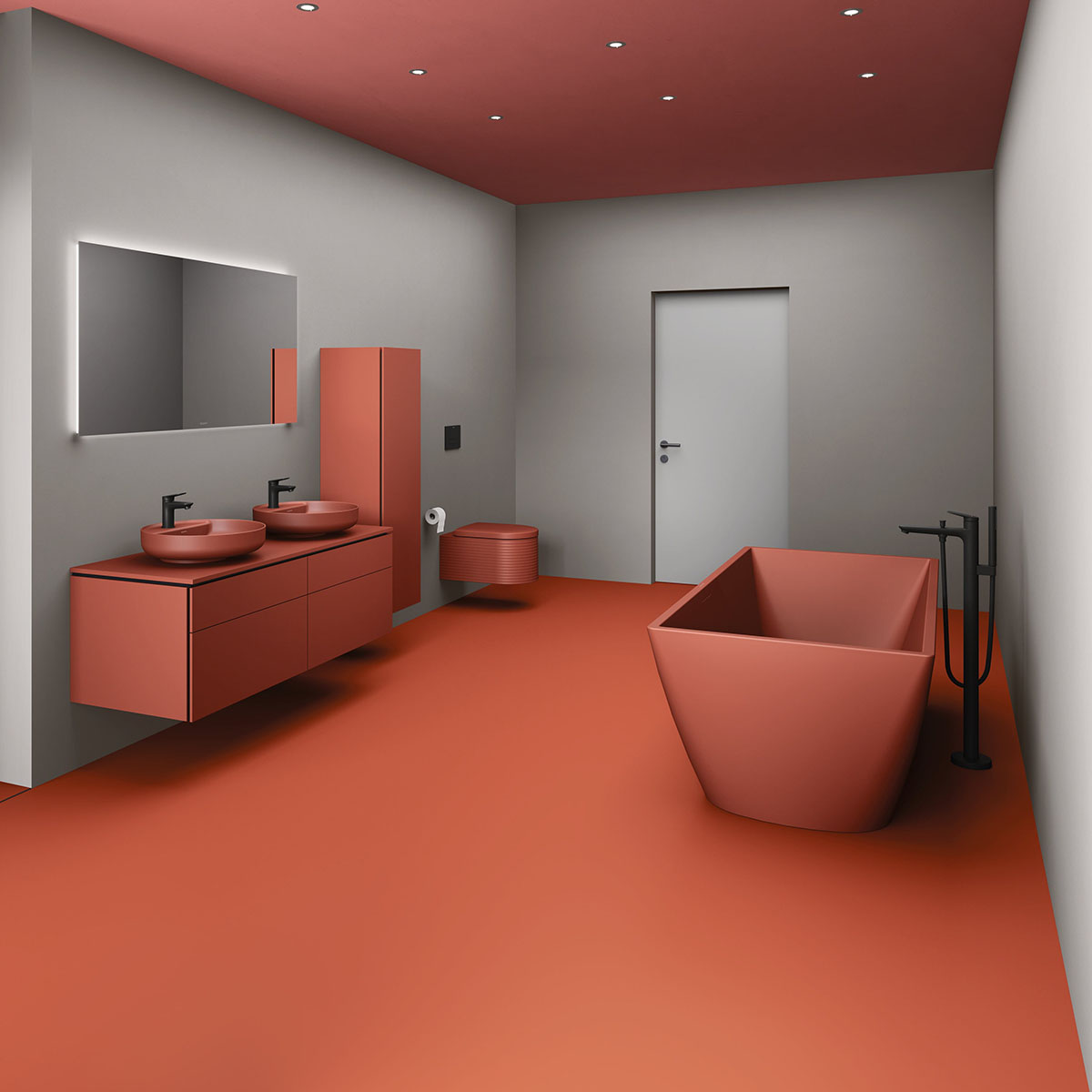 Vägghängd Toalettstol Duravit Millio Grooves