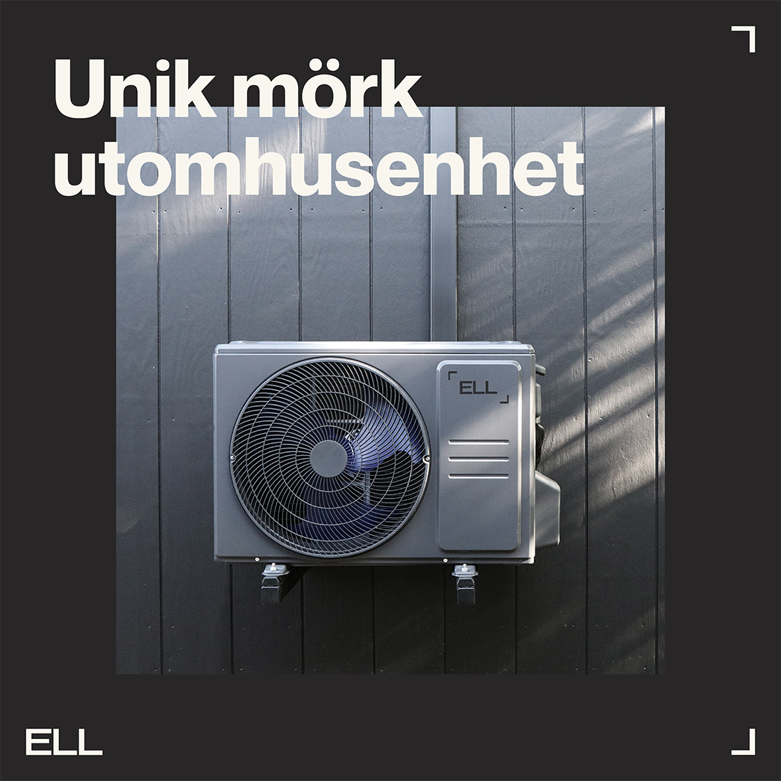 Luftvärmepump ELL Solid Dark