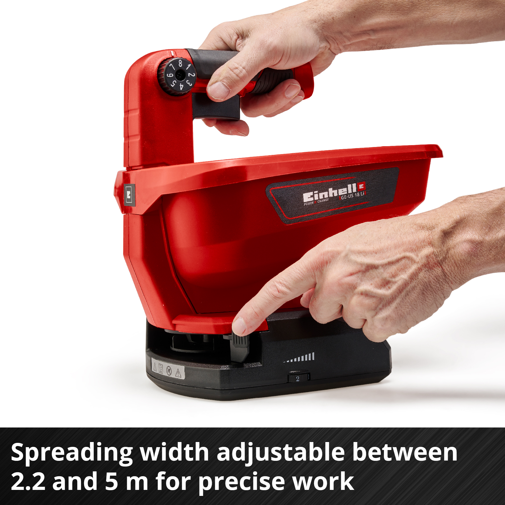 Universalspridare Einhell GE-US 18 Li-Solo utan Batteri