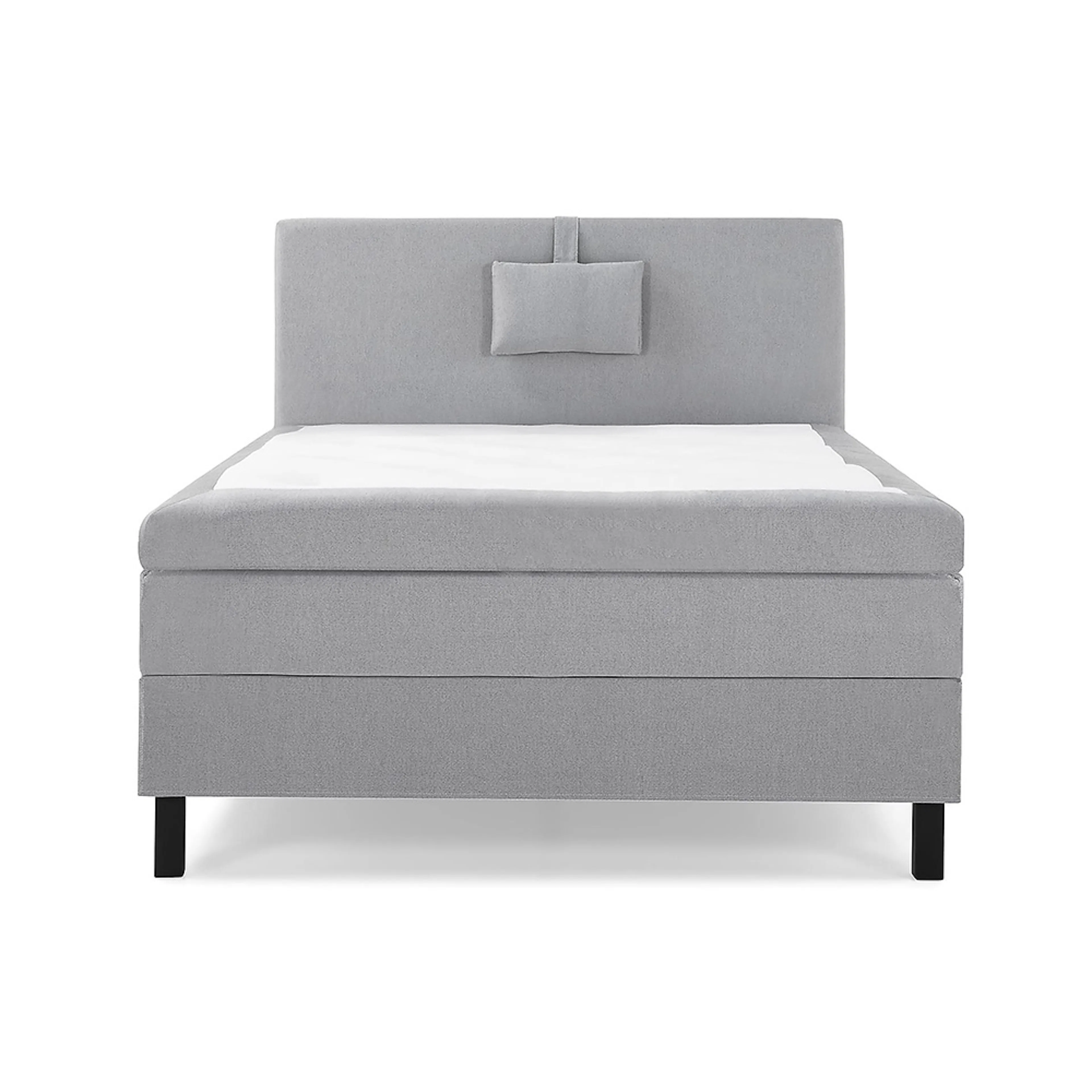 Lucky Komplett Sängpaket 120x200 Polyeter Slät Ljusgrå, Lucky Liten Nackkudde, Fast Polyeter