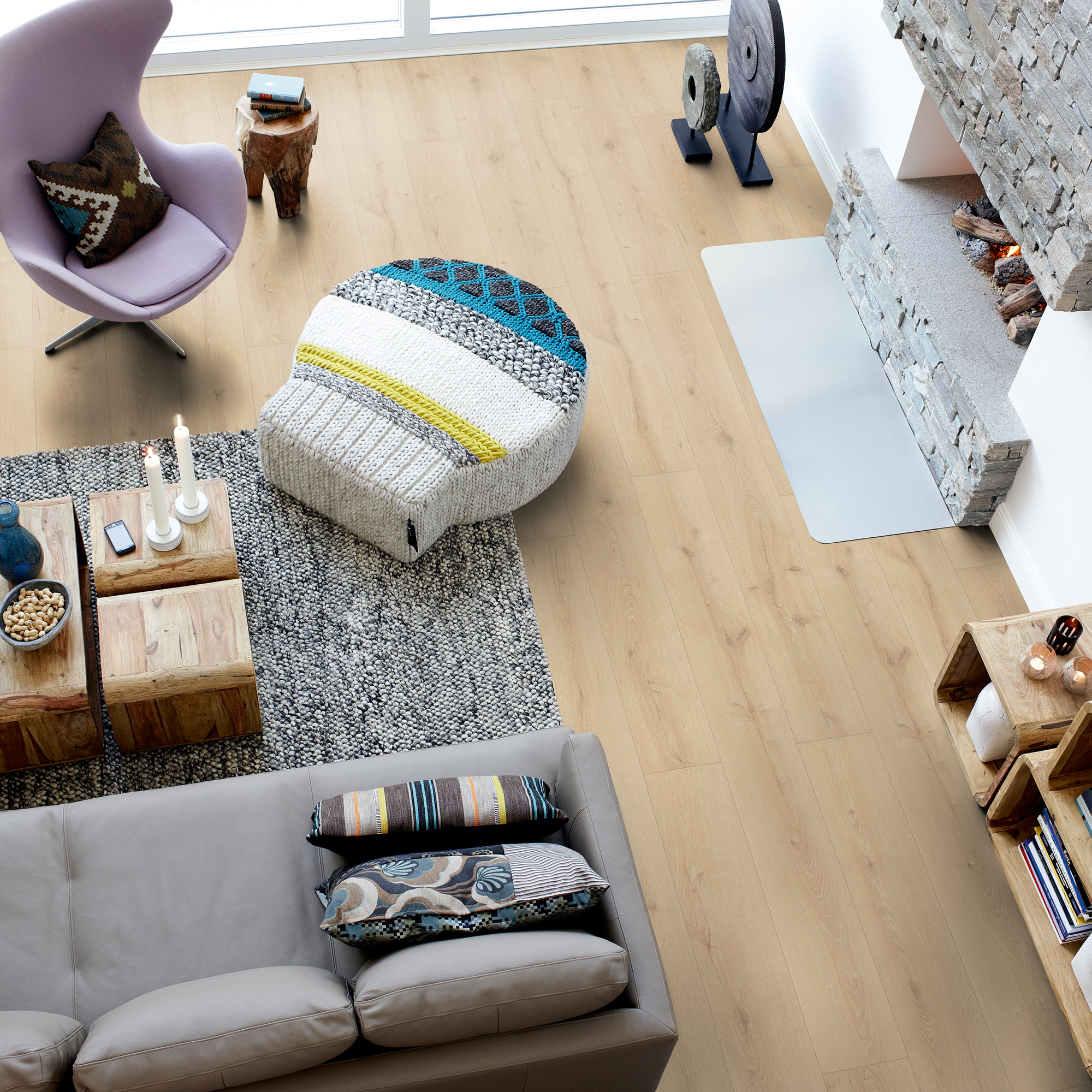 Laminatgolv Pergo Wide Long Plank 4V - Seaside Oak