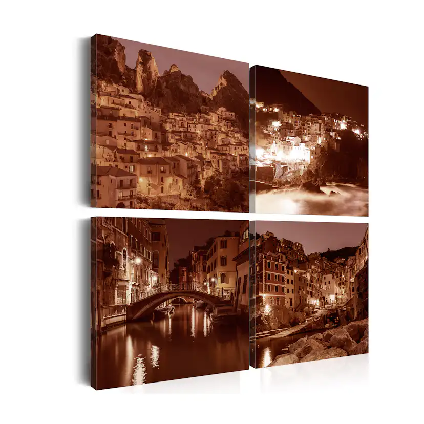 Tavla Arkiio Italian Towns Sepia