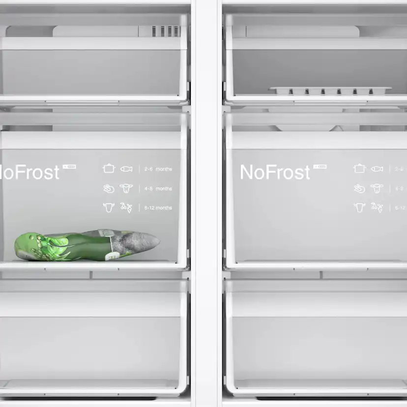 Kyl/Frys Siemens Side by Side iQ300 French Door KF96NVPEA Rostfri