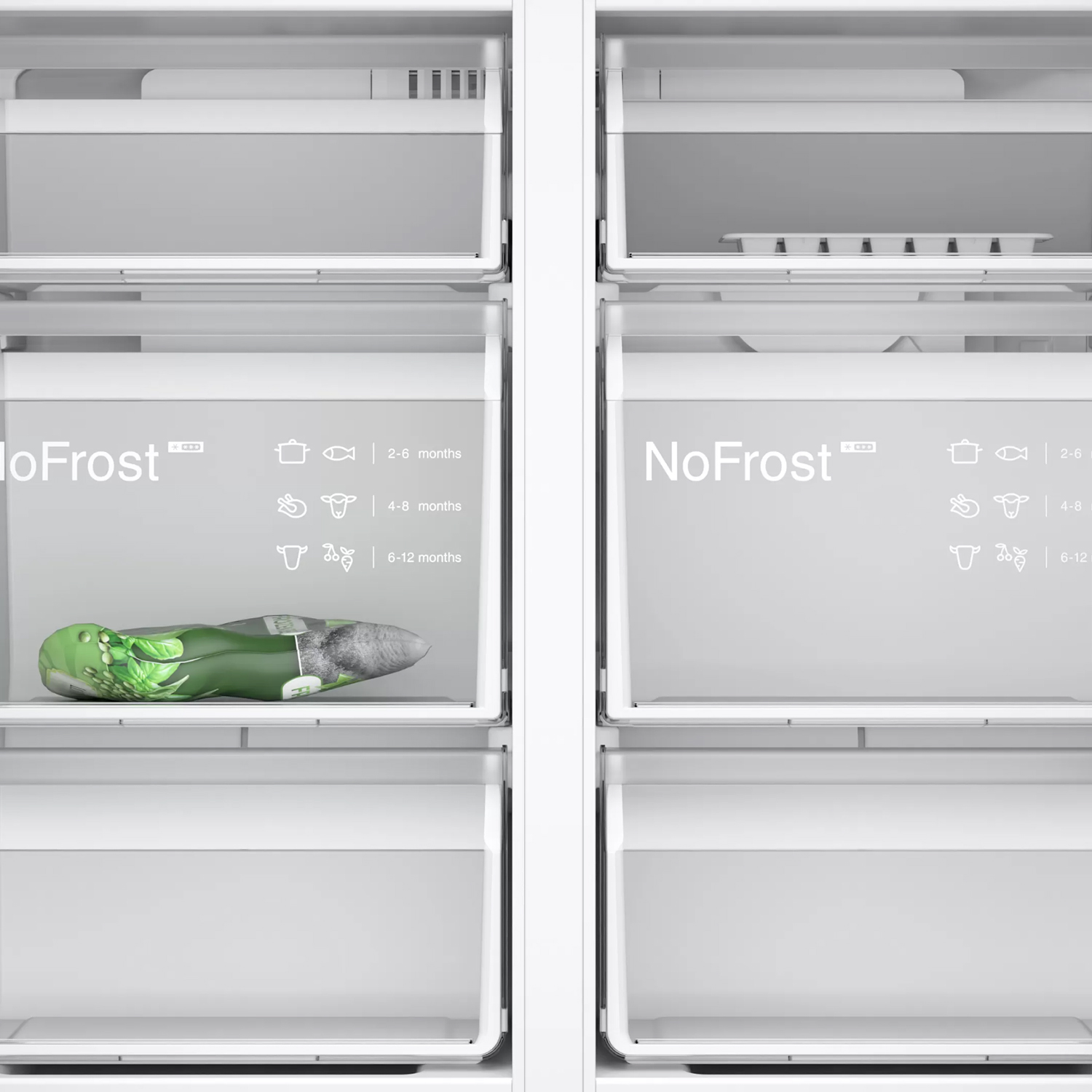 Kyl/Frys Siemens Side by Side iQ300 French Door KF96NVPEA Rostfri