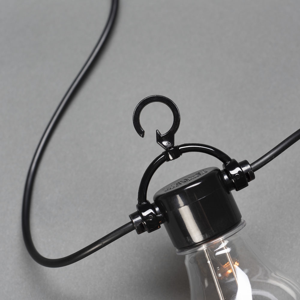 Tilläggsslinga Gnosjö Konstsmide E27 10 Amber LED Skärmar