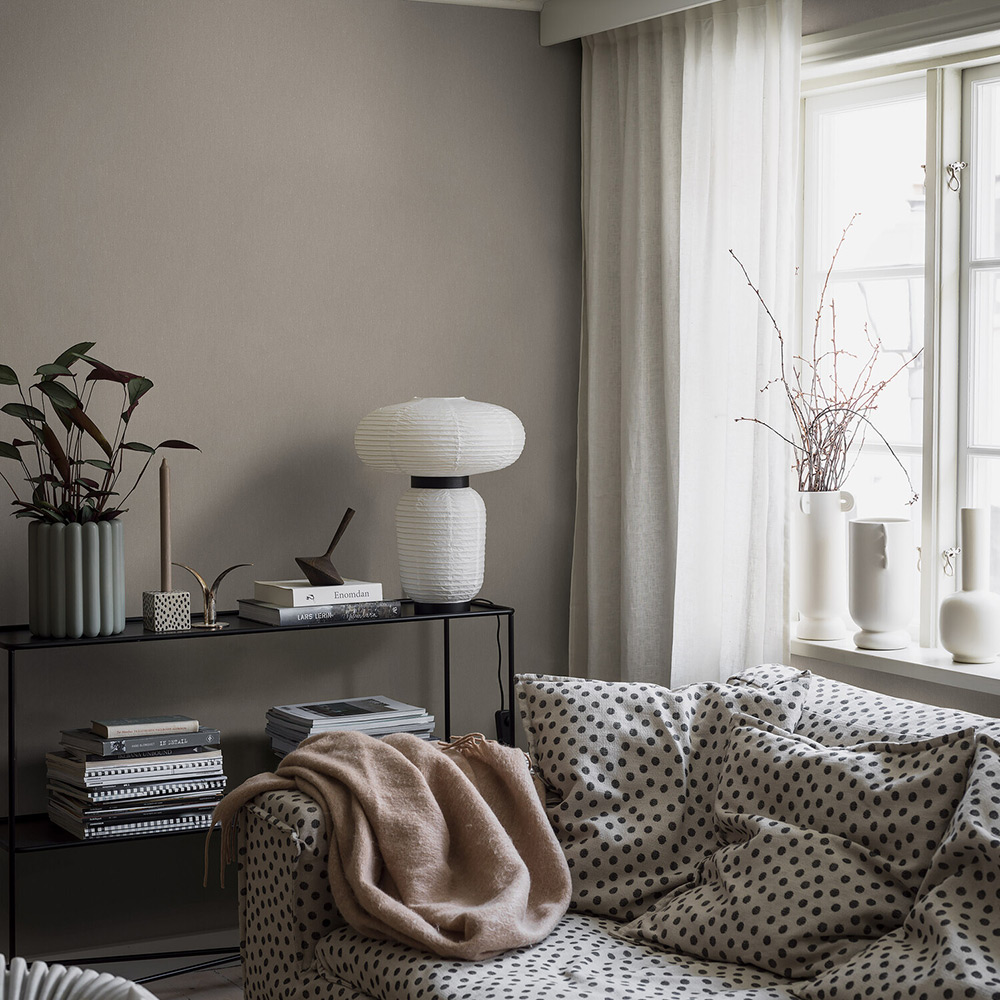 Tapet Boråstapeter Natural Linen 4312 EasyUp, Enfärgad Beige