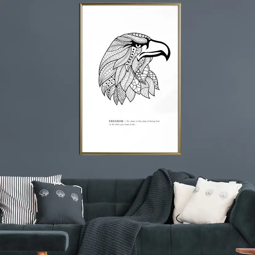 Poster Artgeist Affisch Eagle of Freedom
